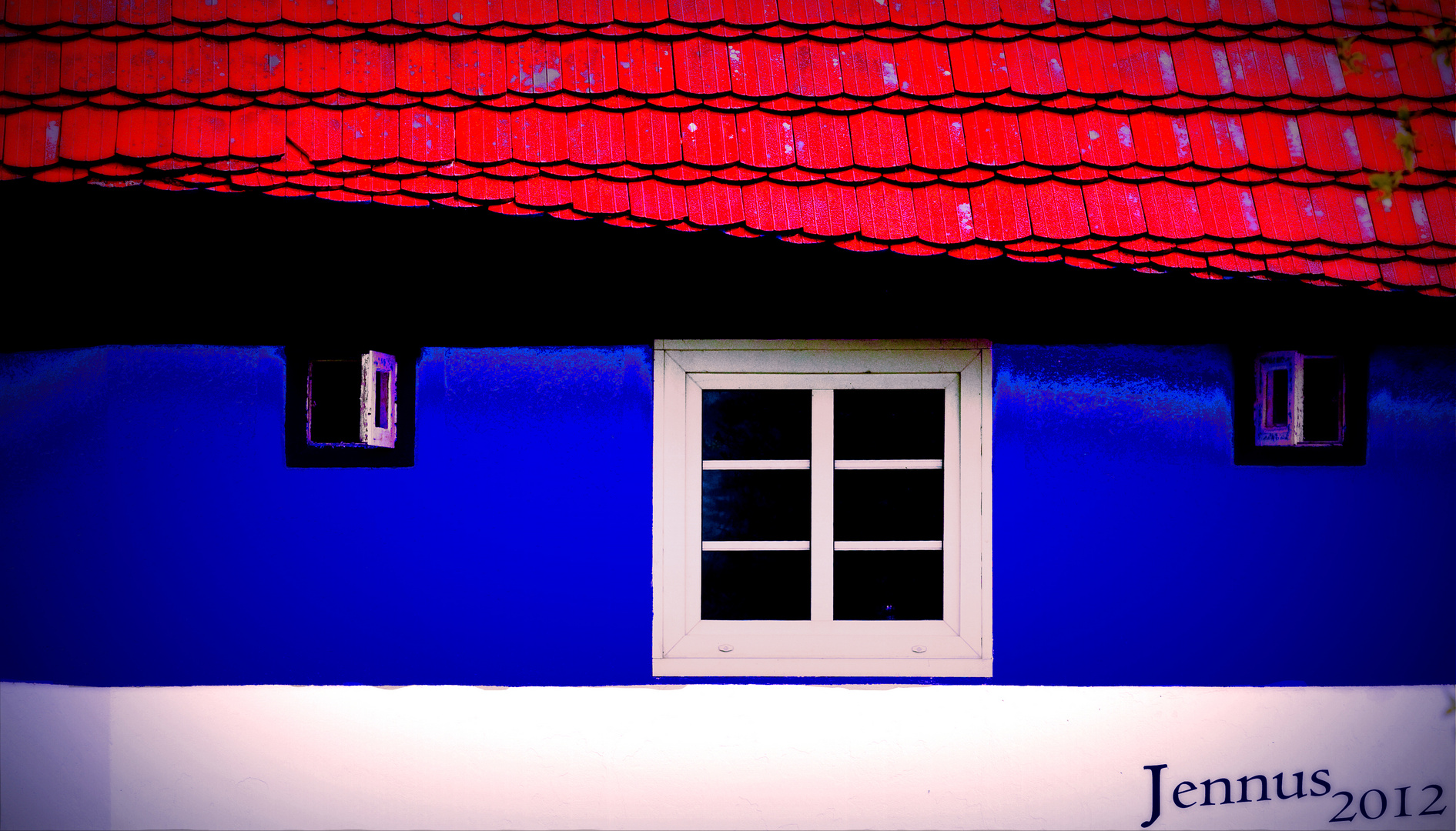 Color composition of a house in northern Germany.