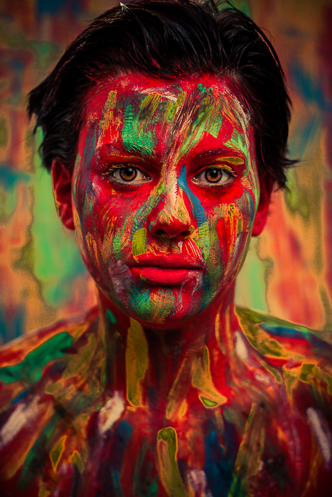 Color Ii Ist Die Welt Bunt Foto Bild Portrait Portrait Frauen Indoor Bilder Auf Fotocommunity