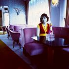 color infrared medium format- Cafe Jasmin