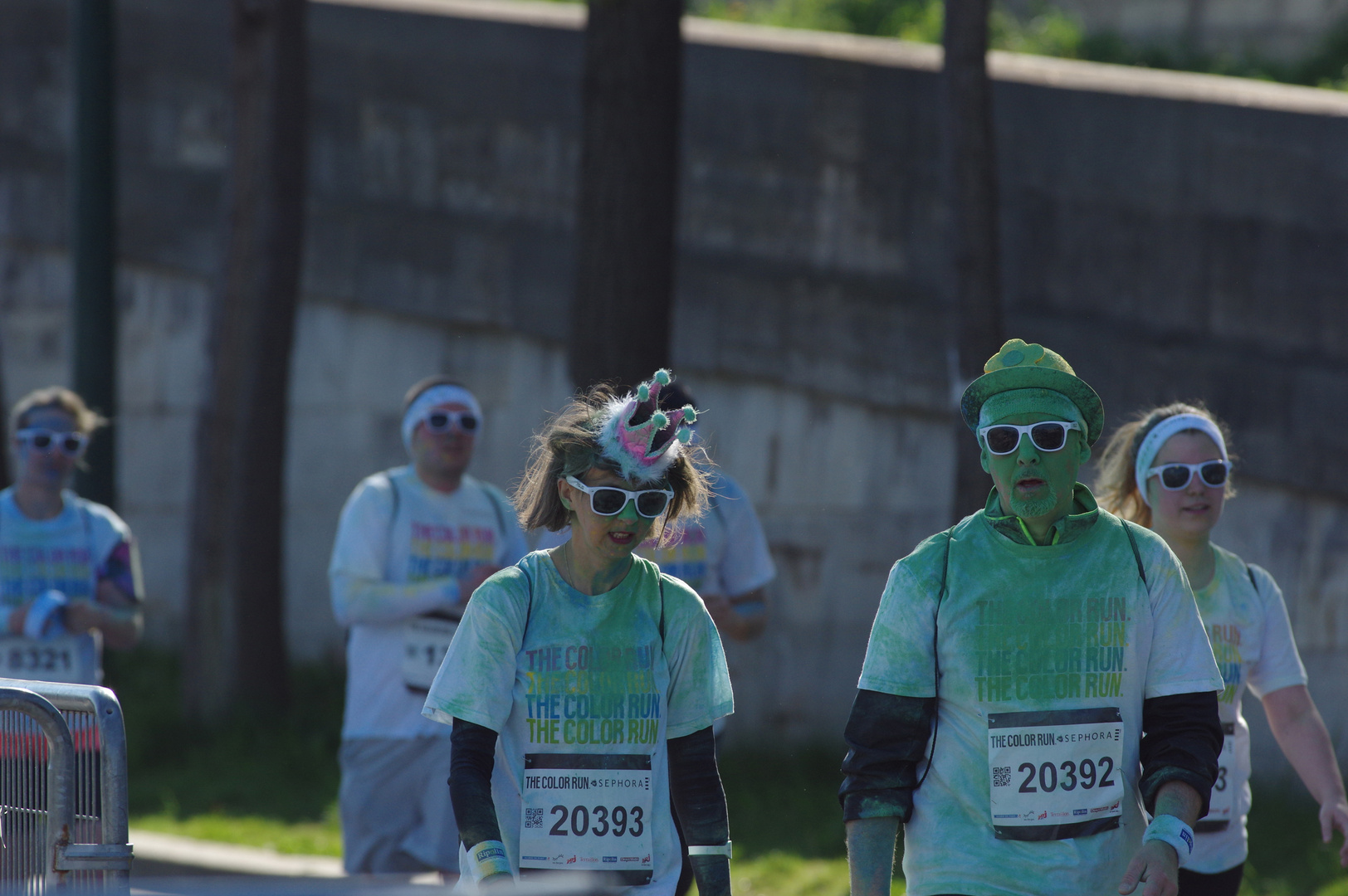 Color run, le Roi en etait vert .....