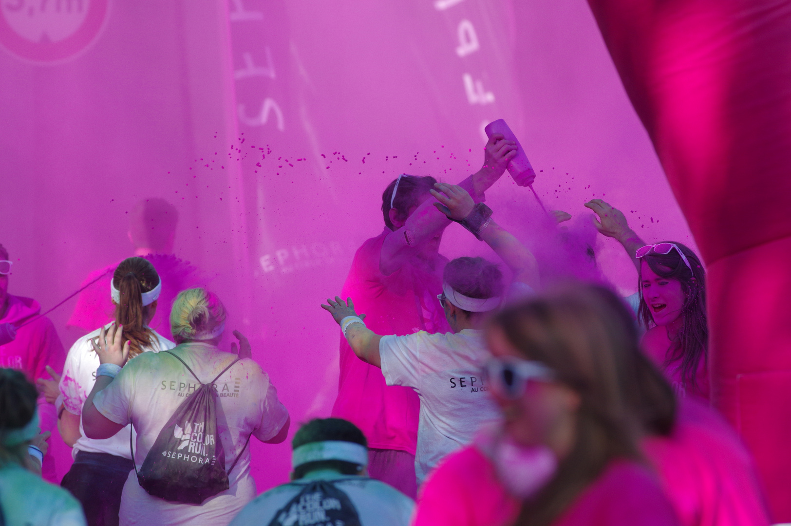 Color run, l'été, prendre du rose..