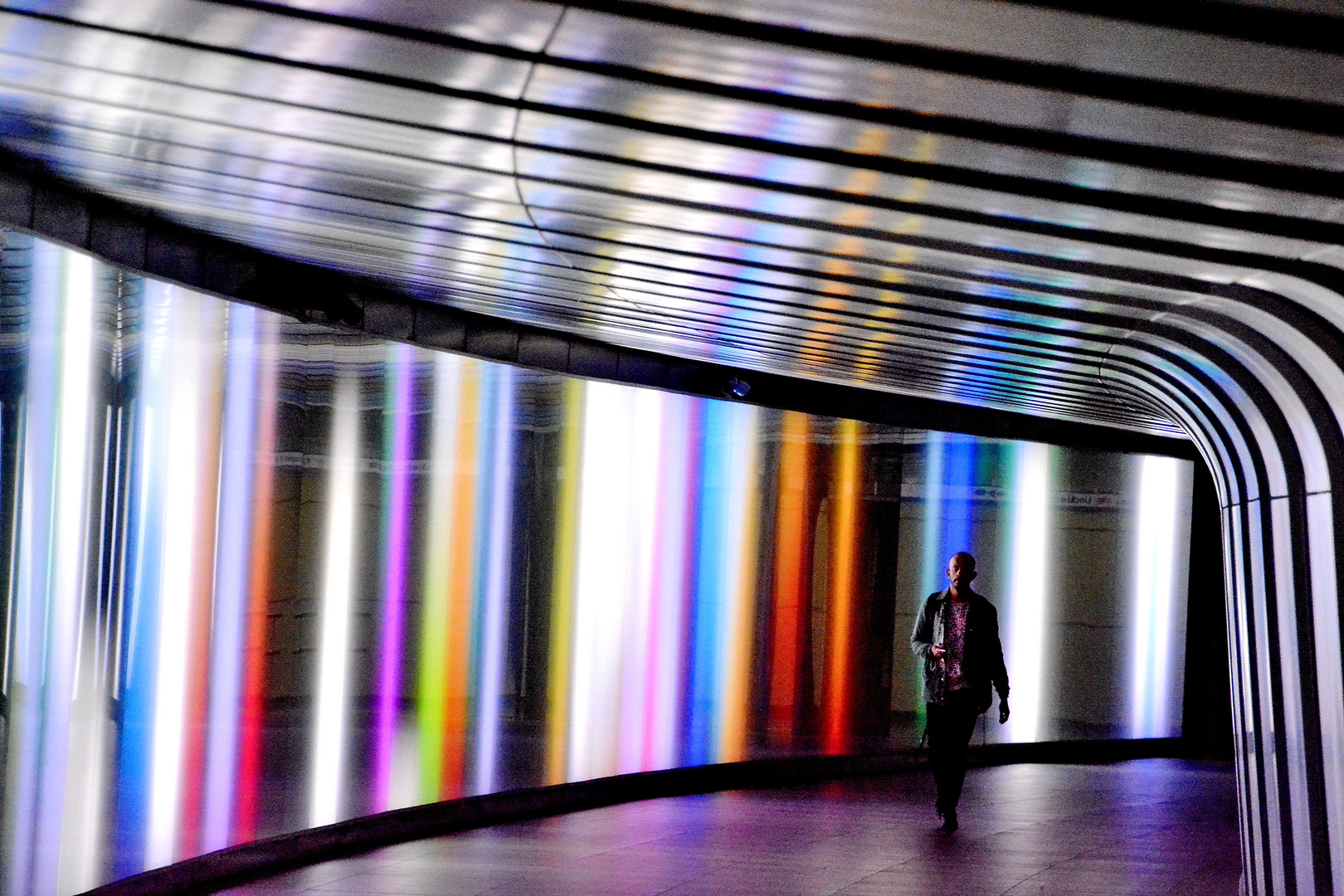 Color Tunnel Foto & Bild | streetfotografie mit menschen, london
