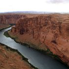 Colorado River in der Nähe vom Staudamm am Lake Powell