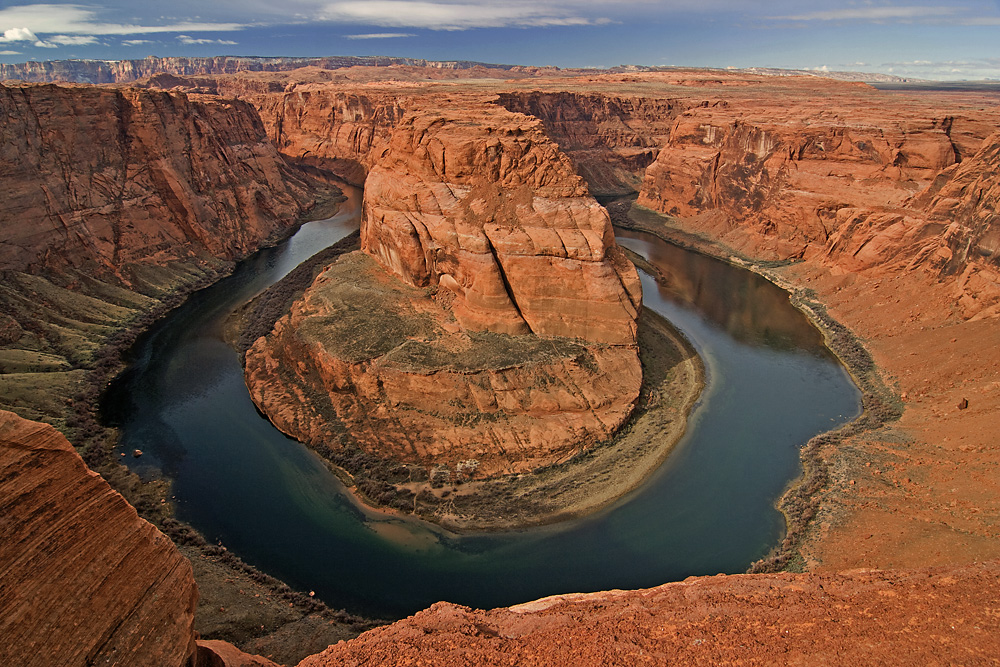 Colorado River passes Red Rock Country