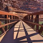 Colorado Riverway Bridge shadows