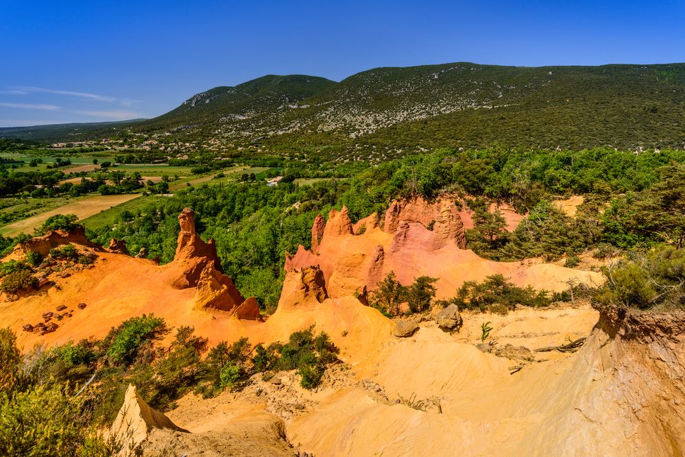  Colorado von Rustrel 1, Vaucluse, Provence, Frankreich