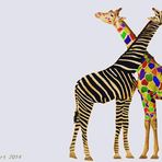 Coloraffe trifft Zebraffe