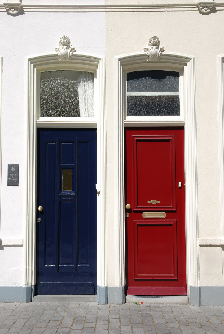 Colored doors