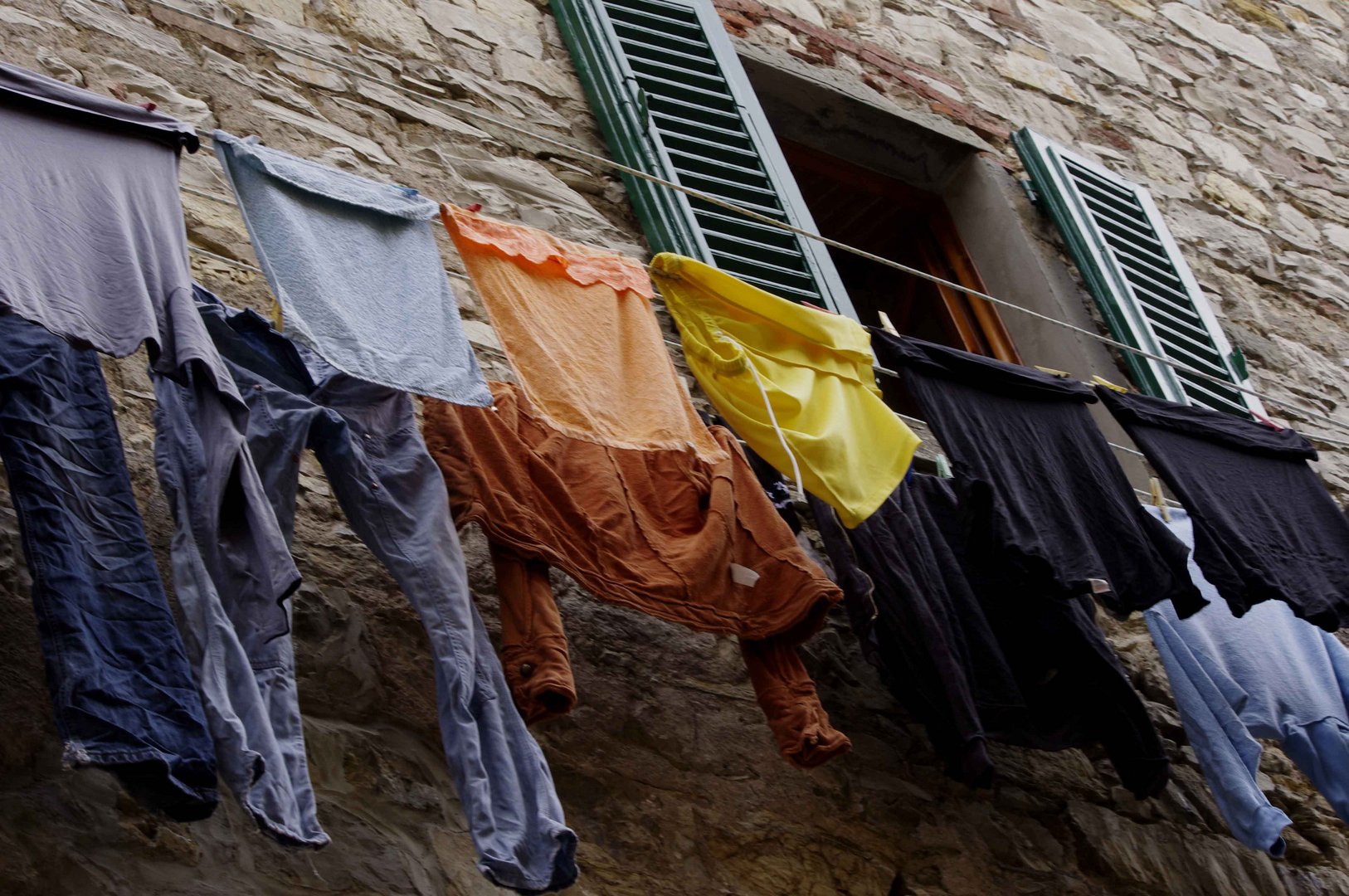 colored italian laundry