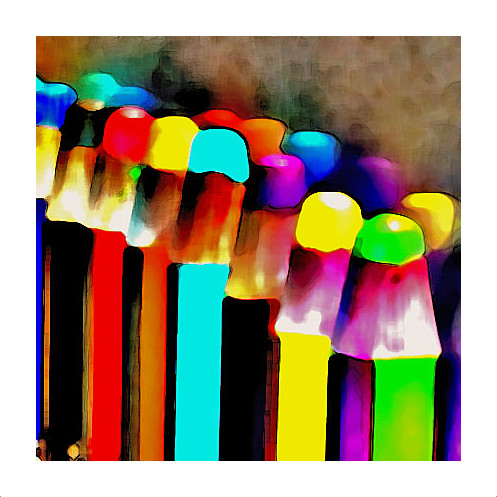 " Colored pencils "