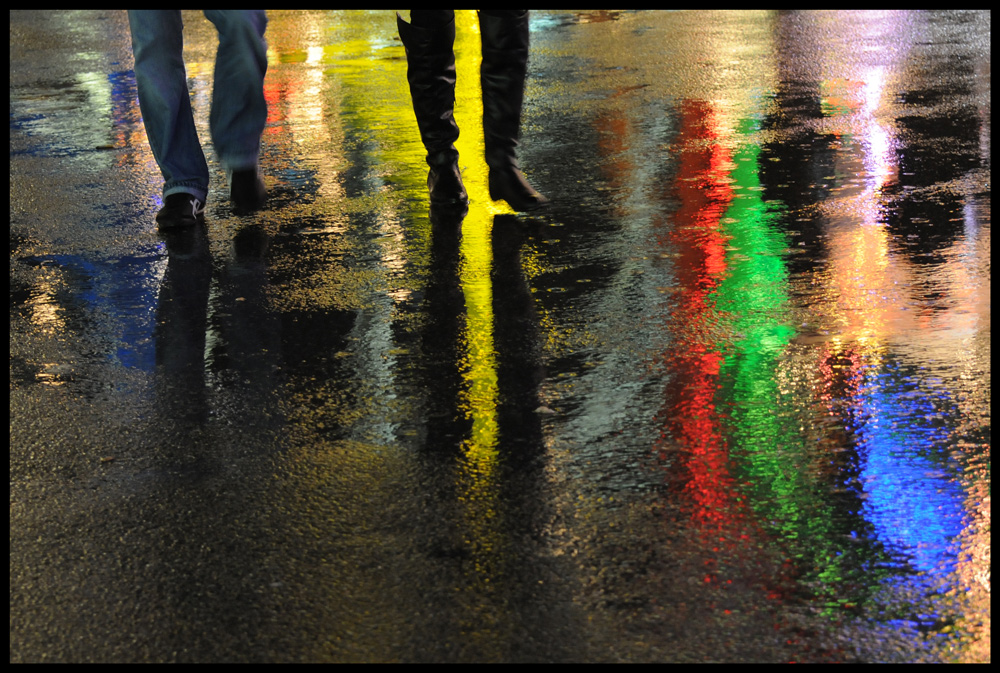 Colored Rain I