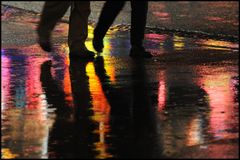 Colored Rain IV