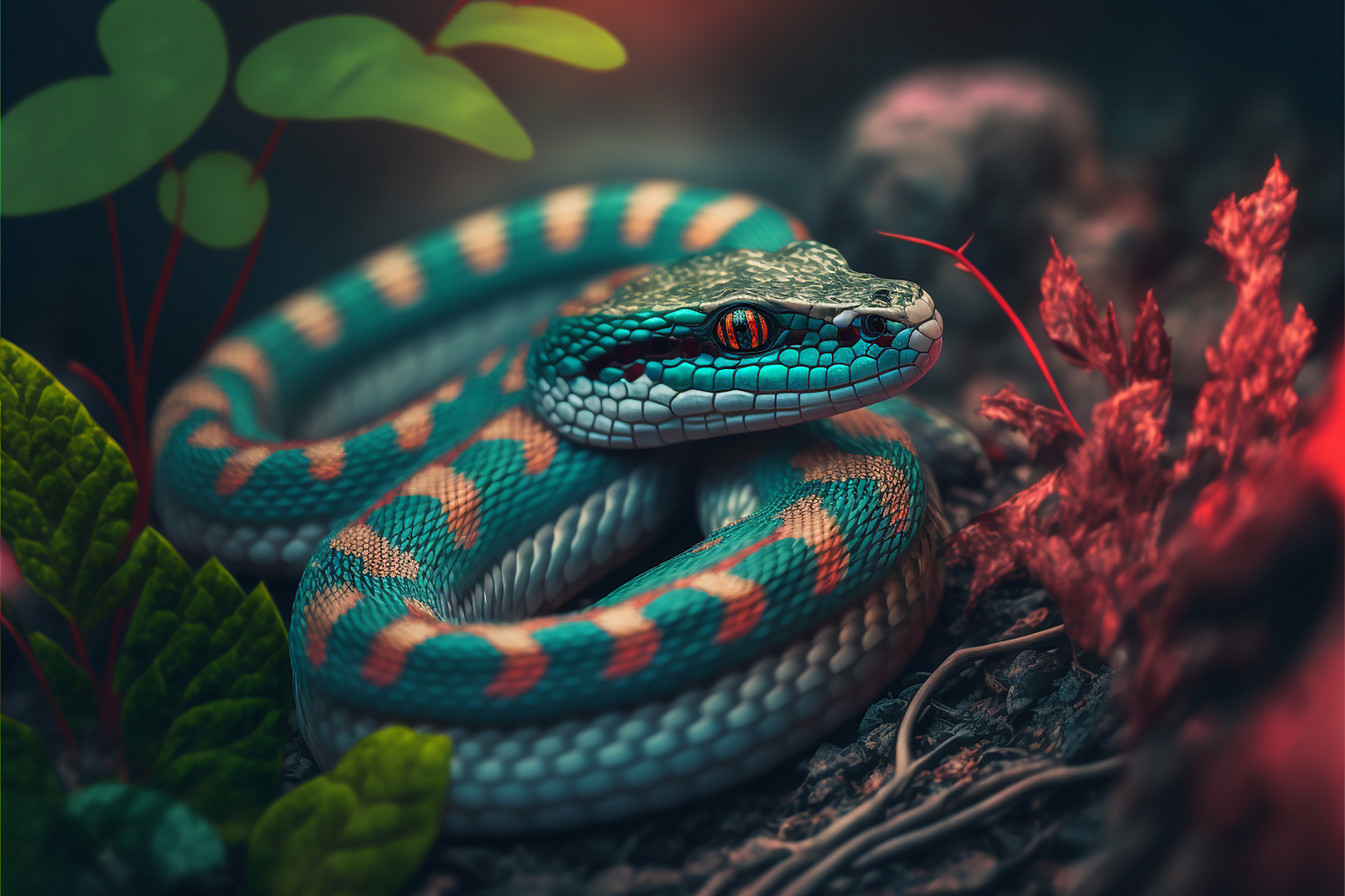 Colored Snake