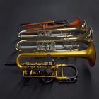 colored trumpets