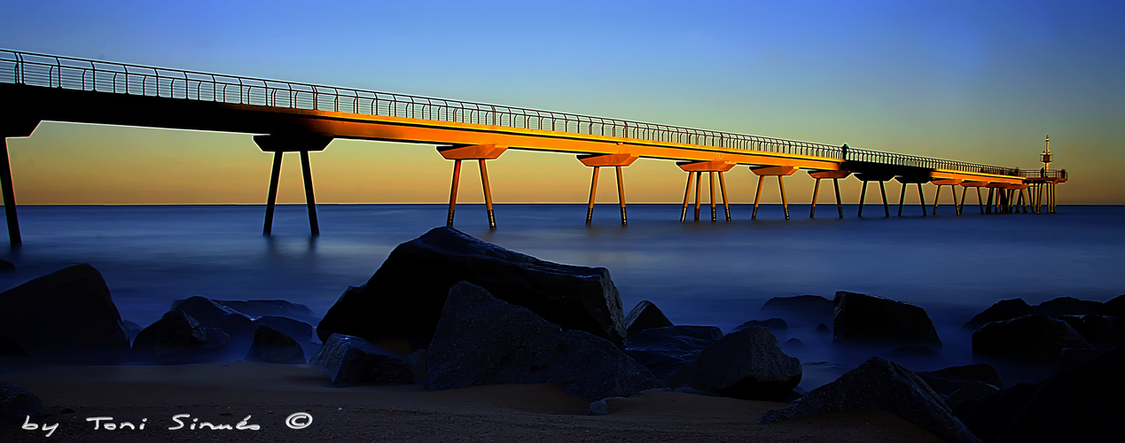 Colores de atardecer