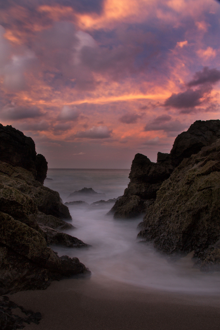 Colores del atardecer