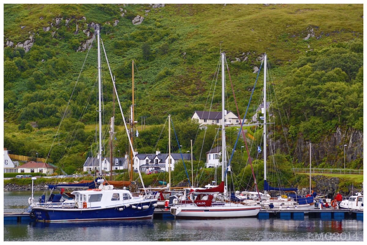 Colores del puerto. Mallaig.