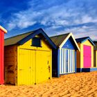 Colorful bathing houses