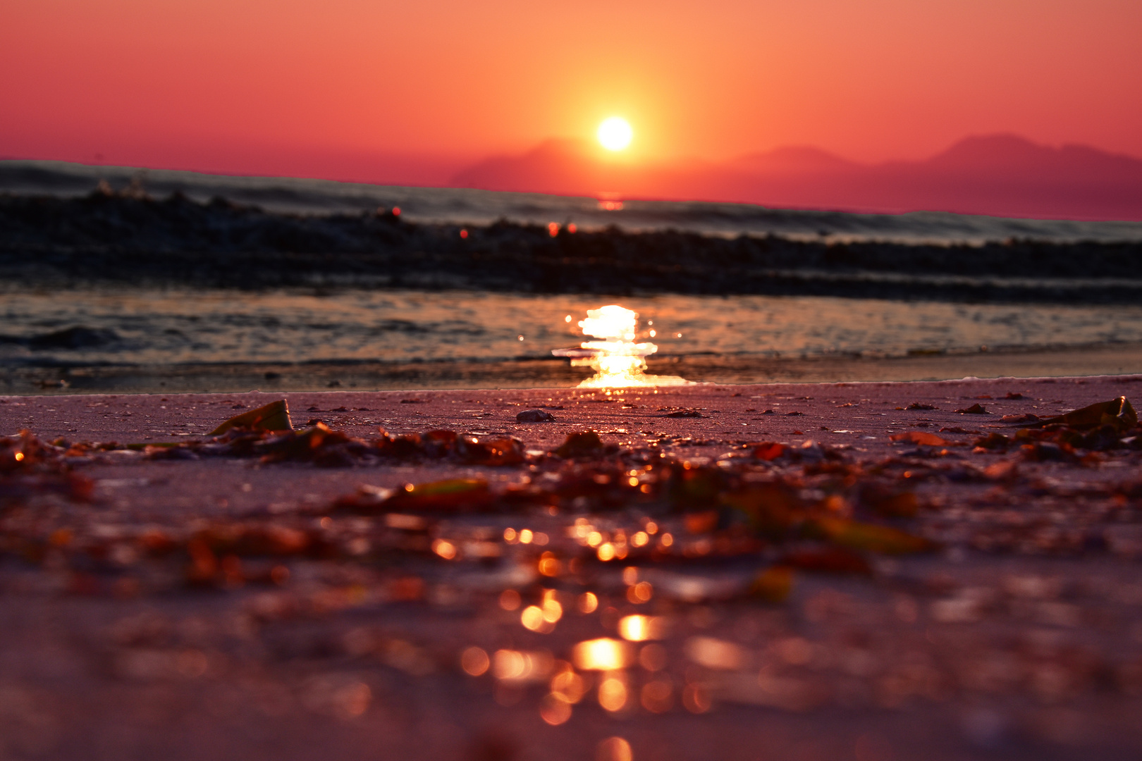 Colorful Beach Sunset 