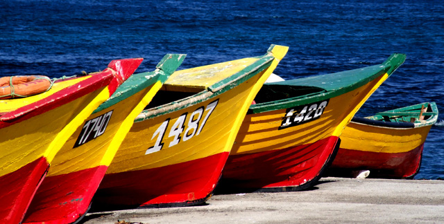 colorful boats