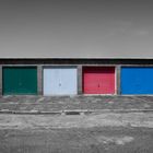 ... colorful garages ...