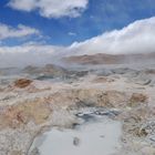 Colorful geysers in Bolivia