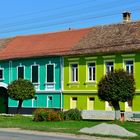 colorful houses in romania