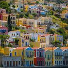 Colorful houses on Symi / Greece