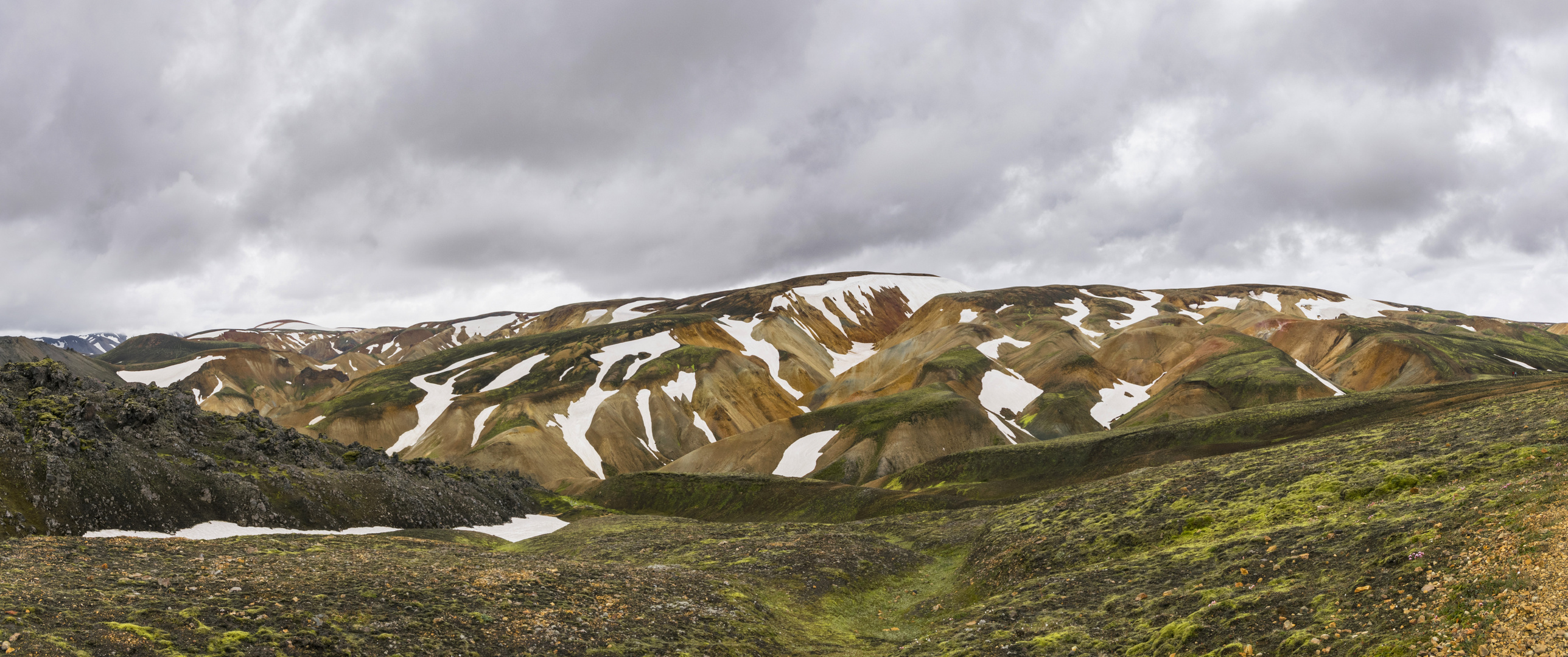 Colorful mountains