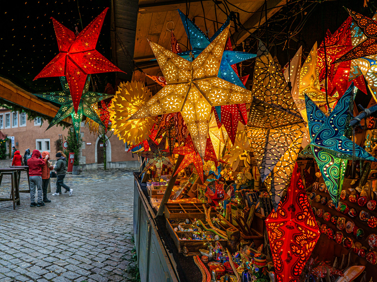 Colorful Stars and Rainy Weather