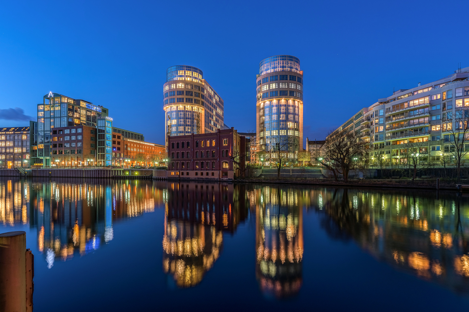 colorful towers