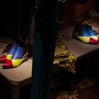 Colorful twin shoes