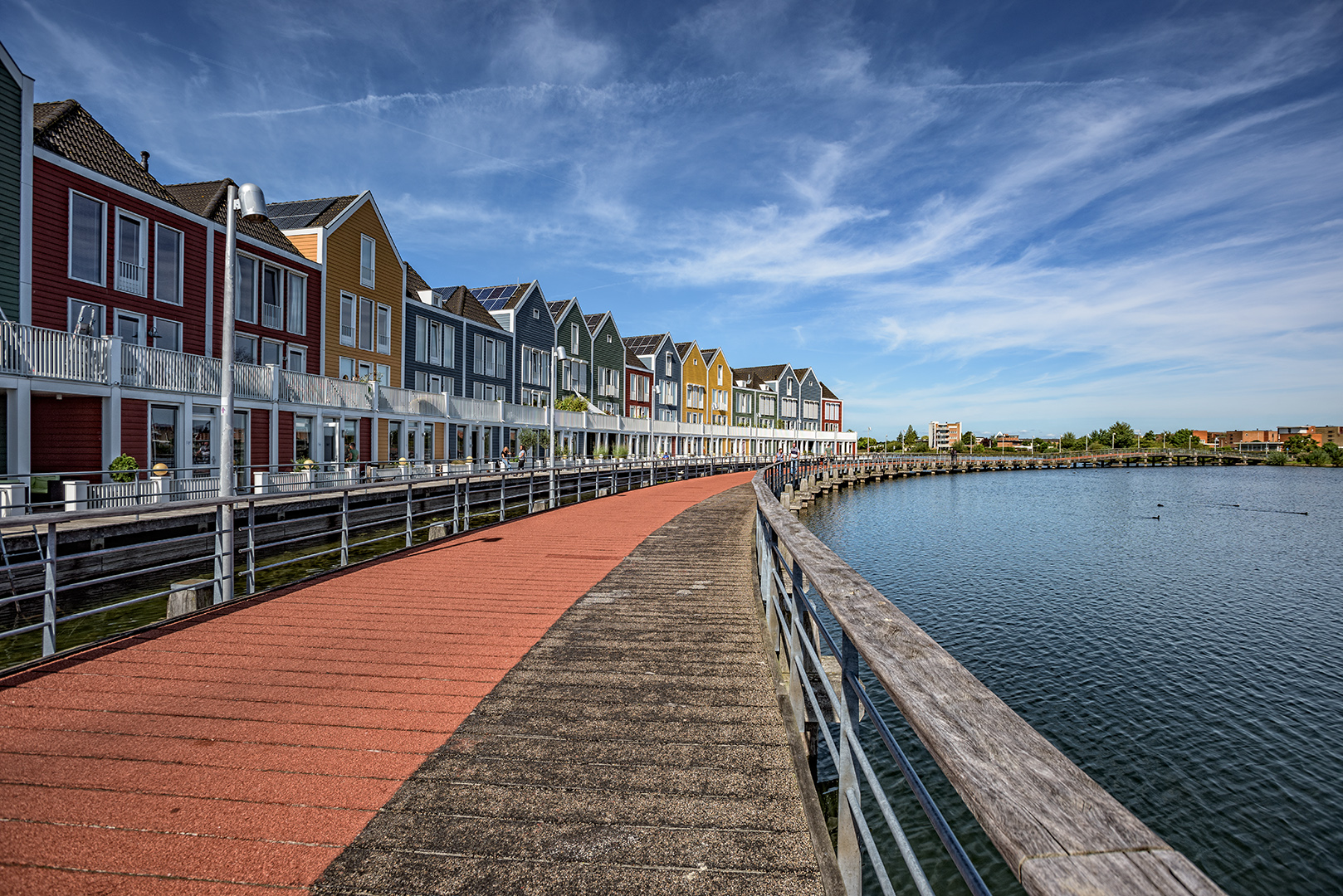 colorful wooden houses