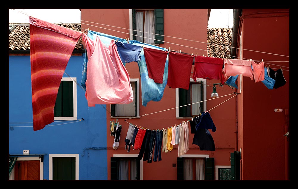 colori brillanti a burano