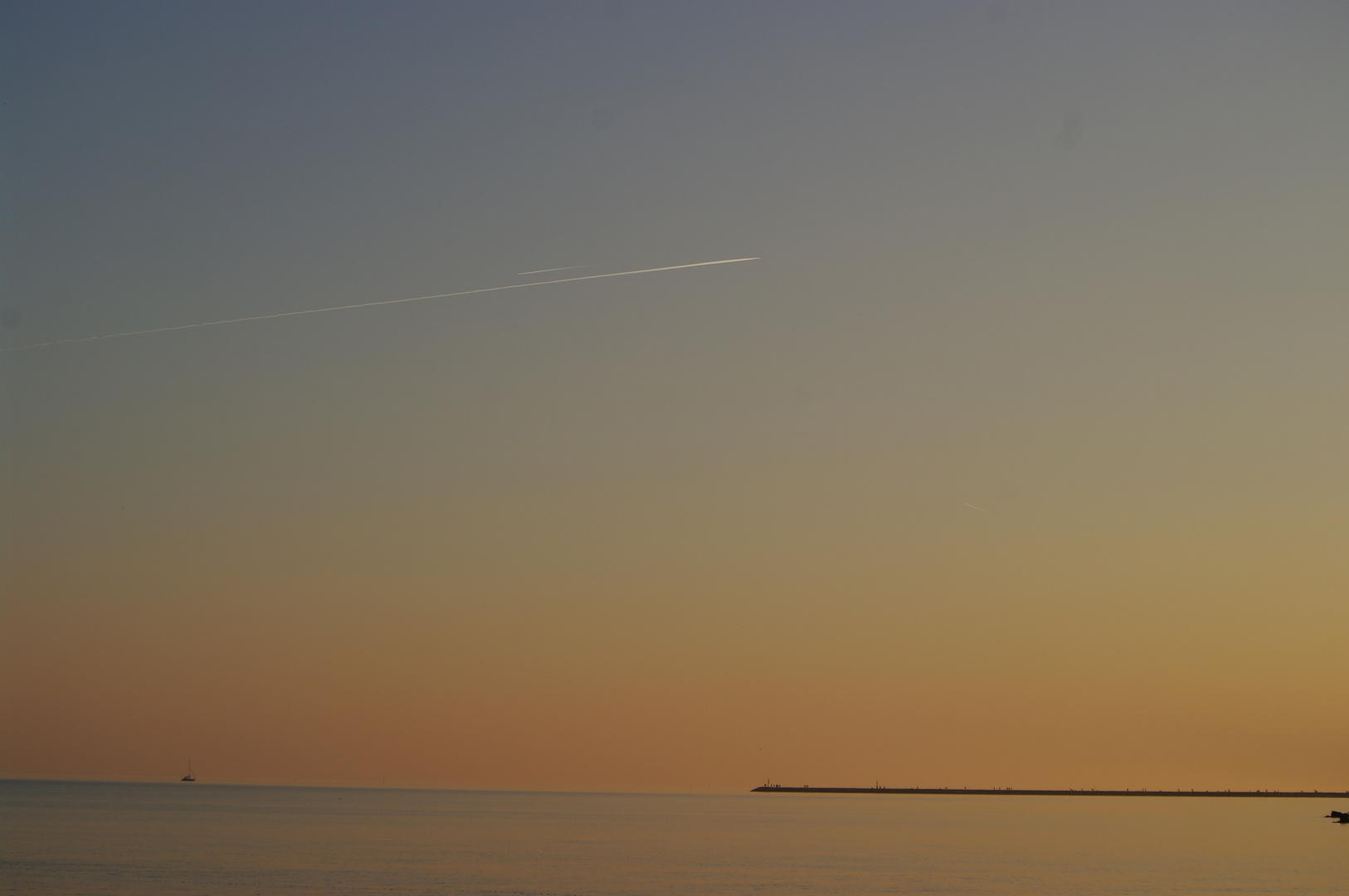 colori del cielo al tramonto