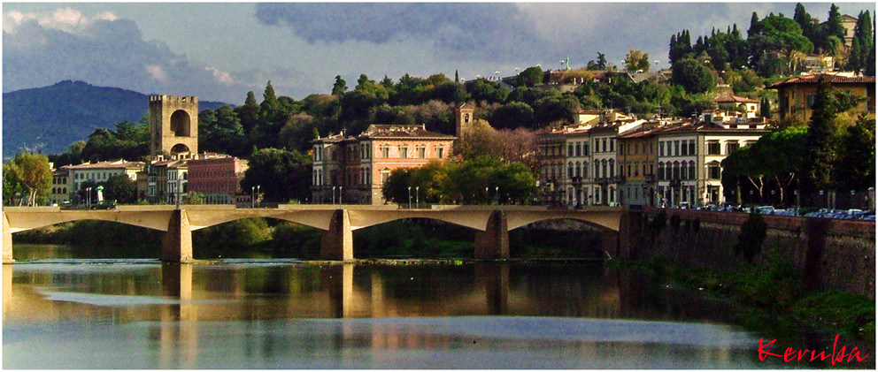 colori dell'autunno sull'Arno