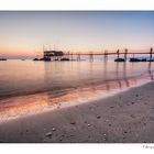 Colori di un trabocco all'aurora