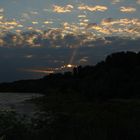 Colori di un tramonto sul Danubio