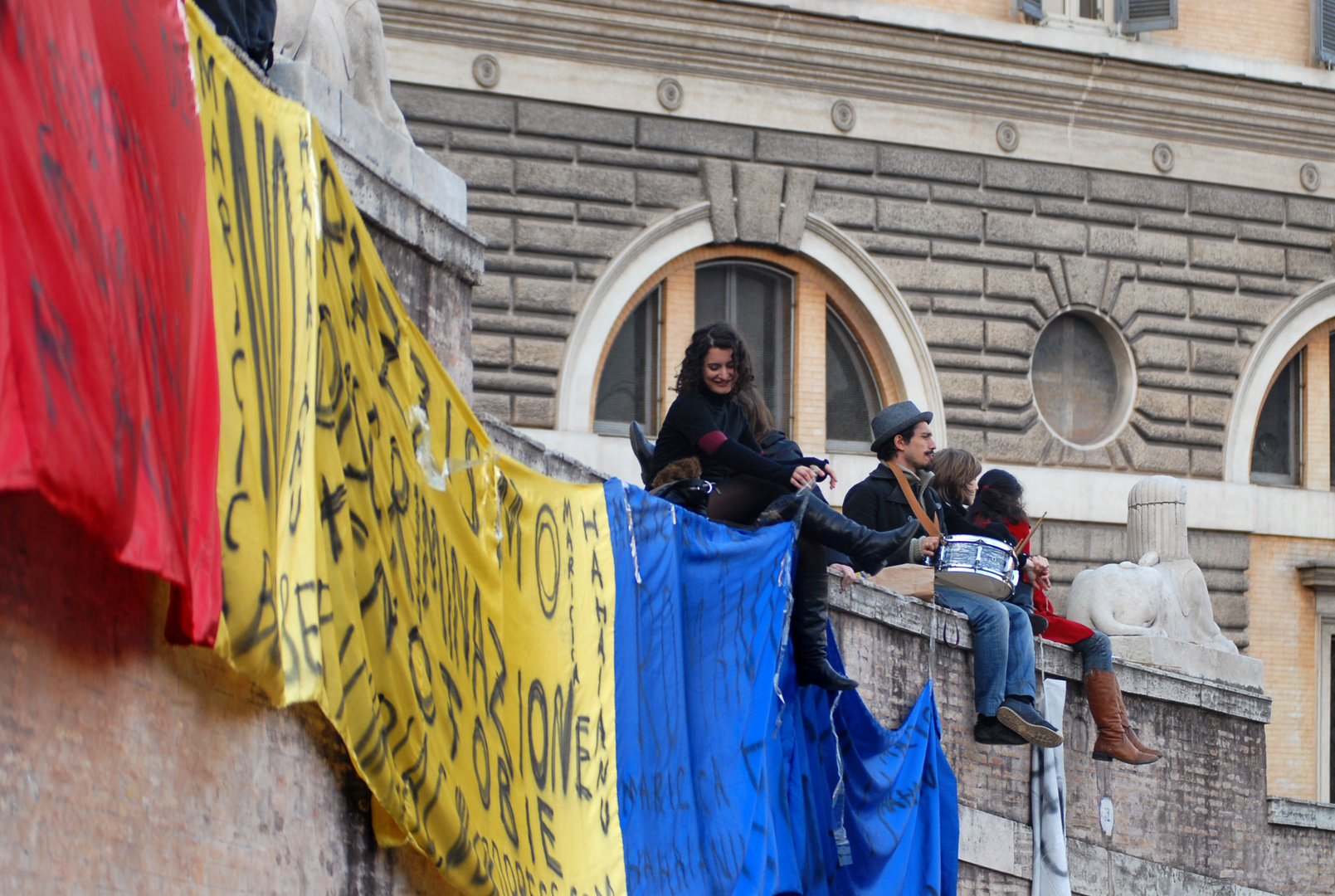 Colori e ritmo a Piazza del Popolo