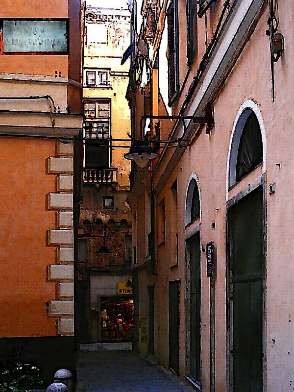 Colori nel dedalo.....Vico Pellicceria - Ge -