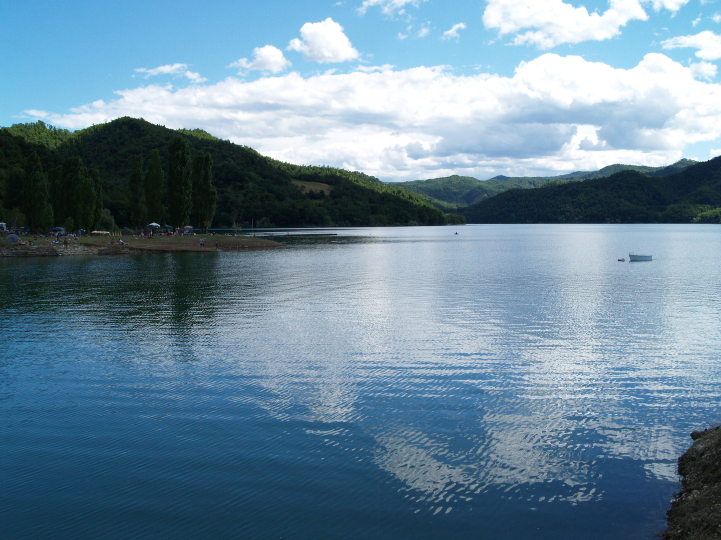 colori pomeridiani lago del salto