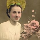 Coloriertes Porträt meiner Mutter