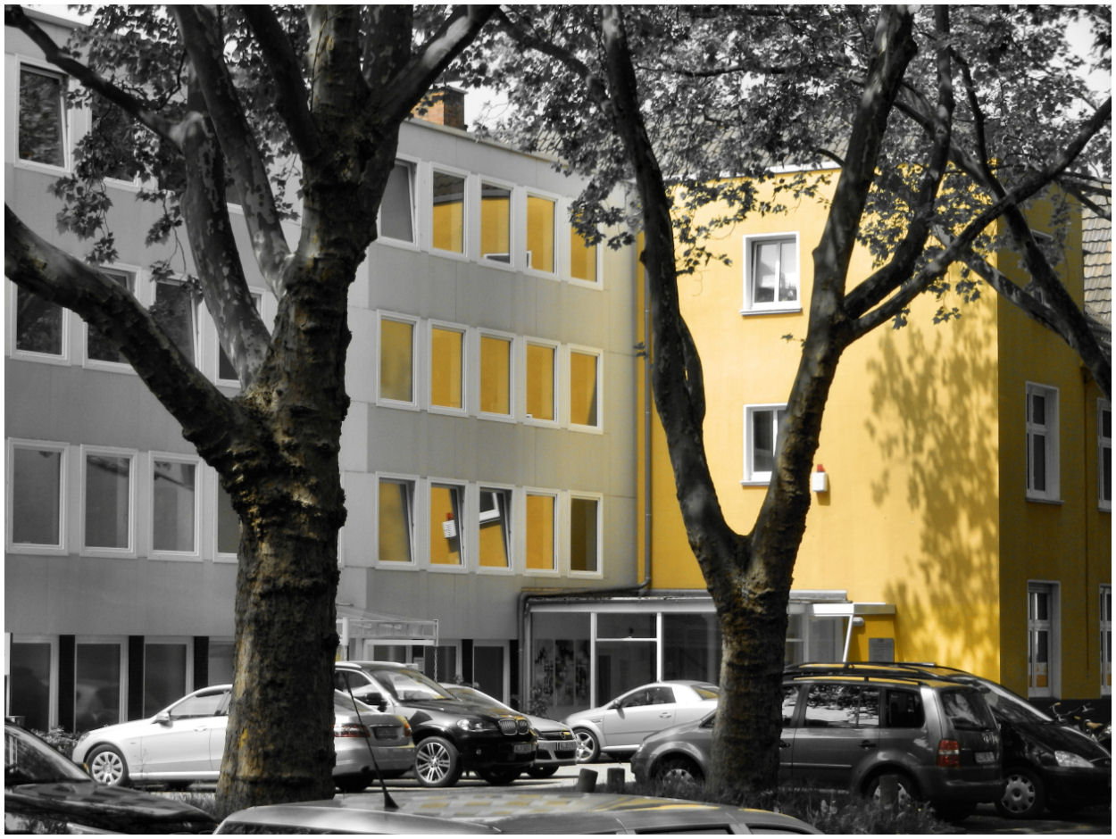Colorkey - Haus in Gold