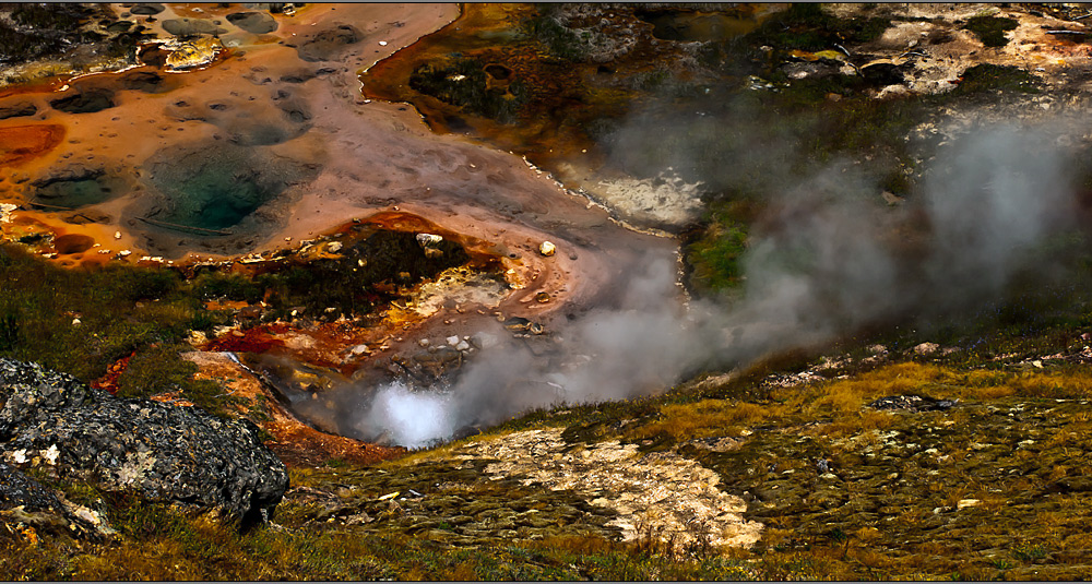 colors and hot water