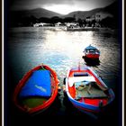 colors in the darkness, Mondello in Sicily