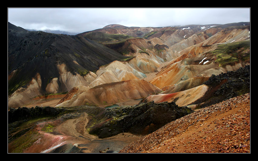 colors of landmannalaugar