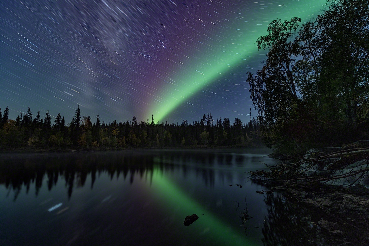 Colors of Lapland - Night II / Die Farben Lapplands - Nachts II