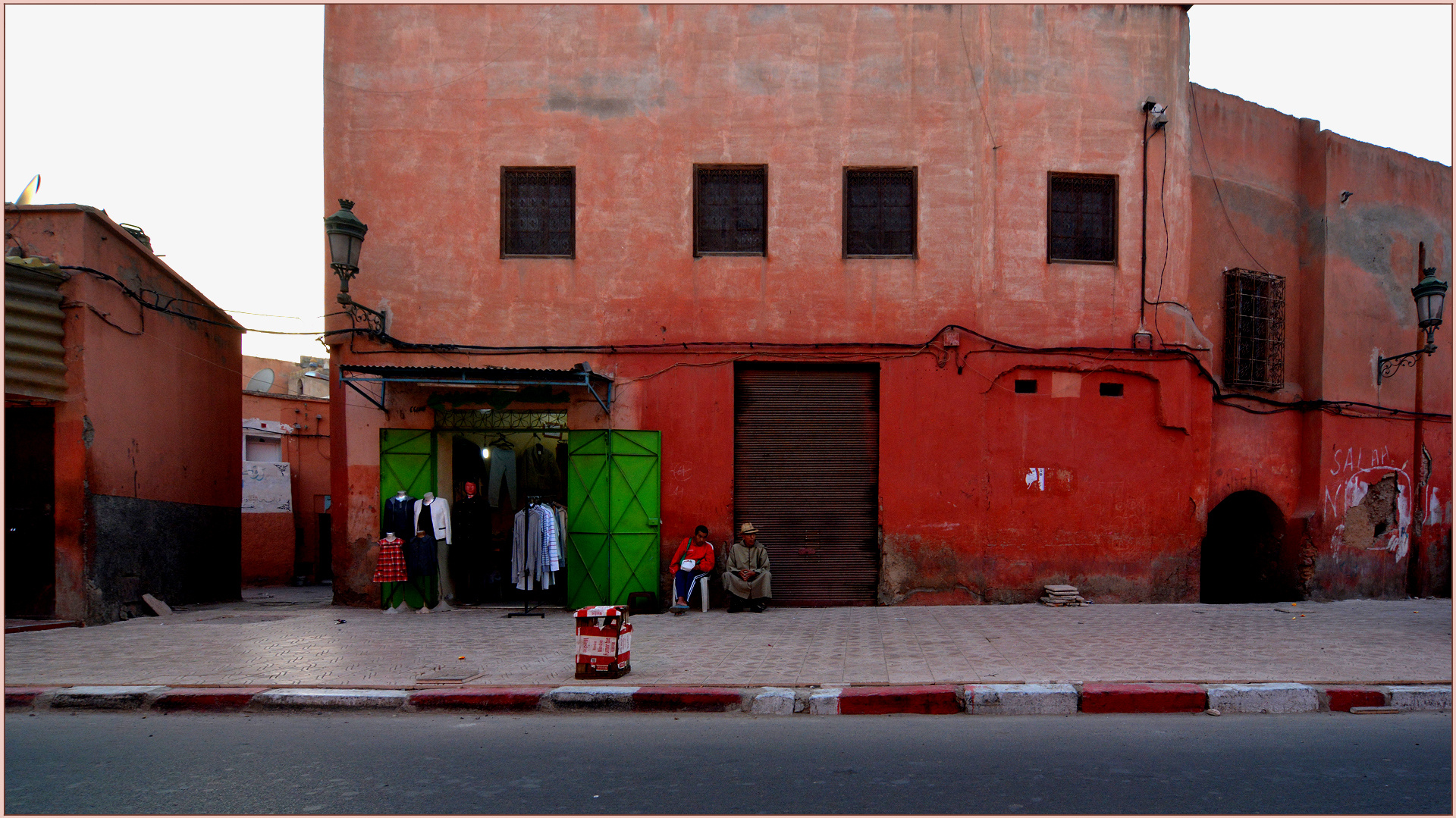 Colors of Morocco VI - No Bus Stop