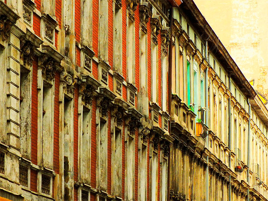 colors of old city