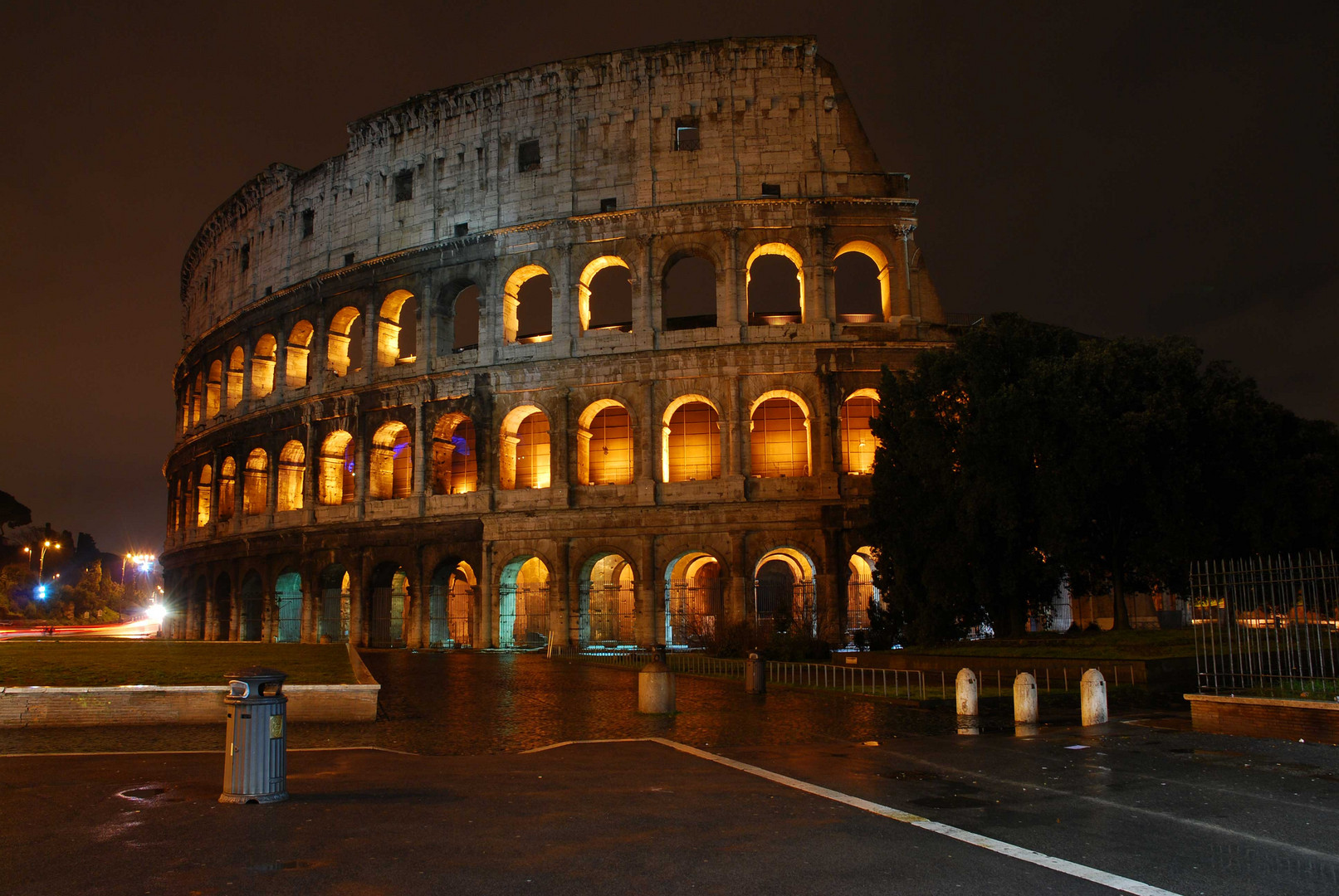 Coloseum bei Nacht